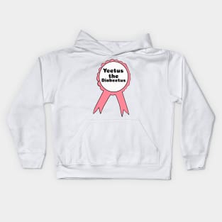 Yeetus the Diabeetus Ribbon - Salmon Kids Hoodie